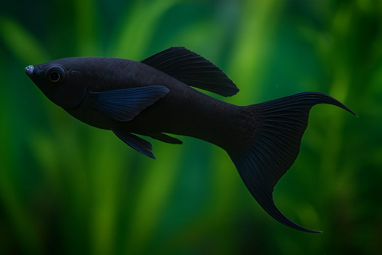 Black Lyretail Molly