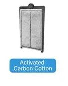 Hygger Hang-On-Back Aquarium Filter, HG099 - L-Activated Carbon 2pcs