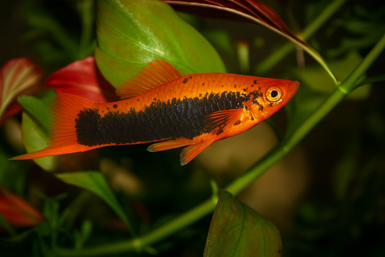 Velvet Tuxedo Swordtail