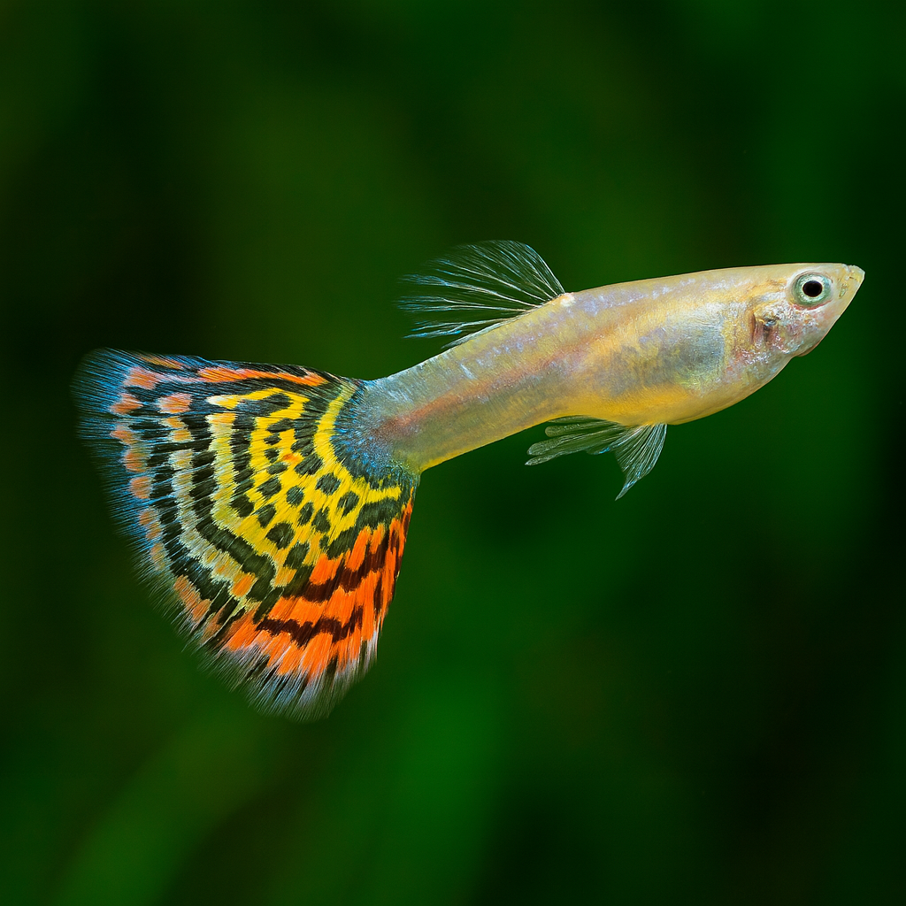 Pineapple Cobra Guppy Male