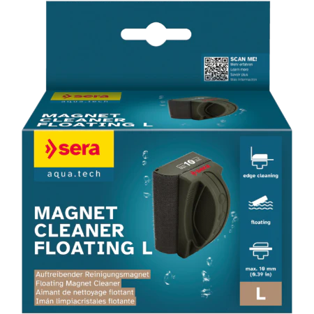 sera Magnet Cleaner Floating - L 10 mm Glass