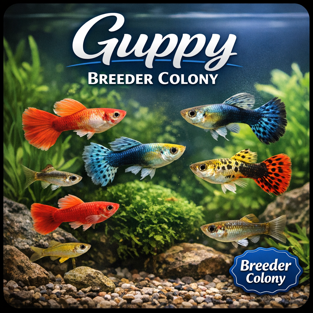 Guppy Breeder Colony Pack